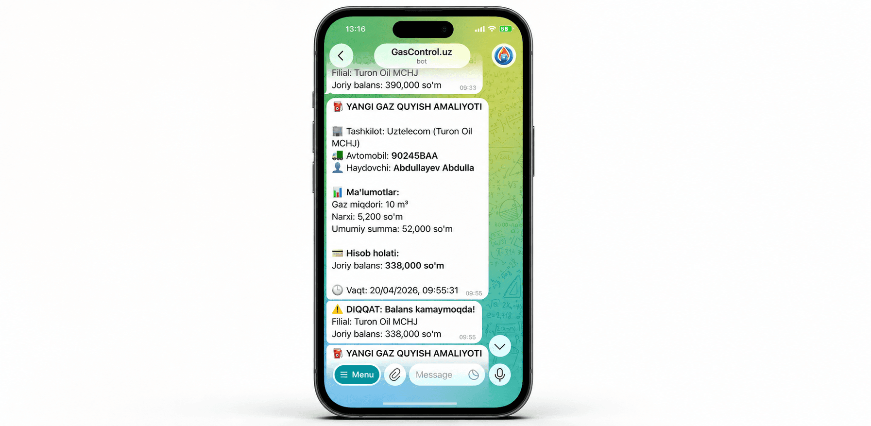 Telegram Integratsiya